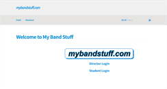 Desktop Screenshot of mybandstuff.com