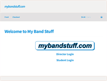 Tablet Screenshot of mybandstuff.com